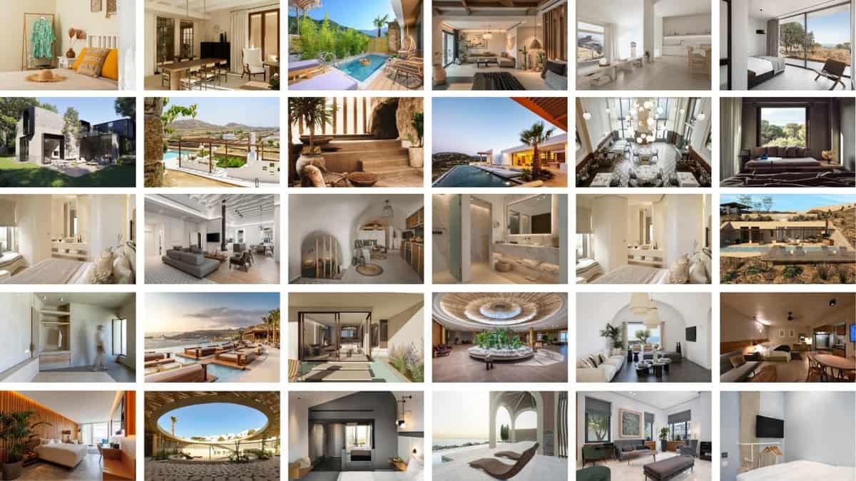 100% Hotel Design Awards 2023- Δείτε τα 30 Ξενοδοχεία που θα διαγωνιστούν