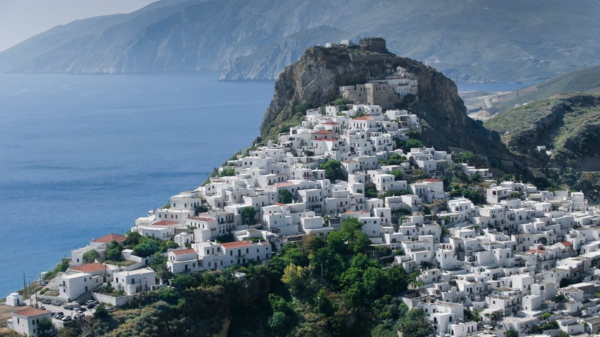 Άποψη του νησιού της Σκύρου